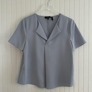 Theory A-line Front Pleat Top